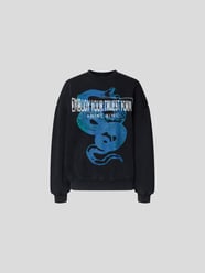 Sweatshirt mit Prints von Anine Bing Schwarz - 37