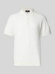 Regular Fit Poloshirt mit Strukturmuster Modell 'FLAVI' von Cinque - 42