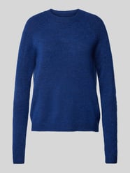 Regular Fit Strickpullover mit Raglanärmeln Modell 'JULIANA' von Pieces Blau - 15