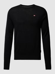 Longsleeve mit Label-Stitching Modell 'DAMAVAND' von Napapijri Schwarz - 13
