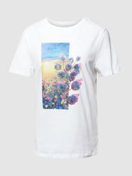 T-Shirt mit Motiv-Print von Rich & Royal Weiß - 33