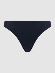 Slip met kanten inzet, model 'INVISIBLE LACE' van Schiesser Blauw - 33