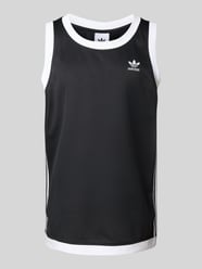 Tanktop mit Strukturmuster Modell 'Mockeyelet' von adidas Originals - 1