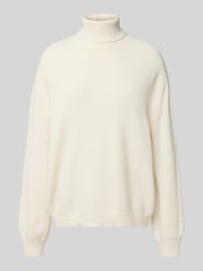 Strickpullover mit Rollkragen von Liu Jo White - 9