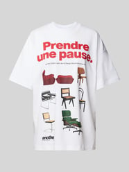 Oversized T-Shirt mit Label-Print Modell 'Prendre Une Pause' von ANOTHER COTTON LAB - 2