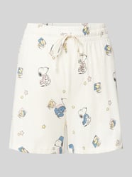 Pyjama-Shorts mit Motiv-Print von Jake*s Casual - 31