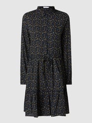 Jurk met millefleurs, model 'Nana' van Noella Blauw / turquoise - 9
