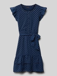Kleid mit Knopfleiste und Bindegürtel von Guess - 6