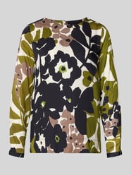 Regular Fit Bluse mit Rundhalsausschnitt von Milano Italy - 11