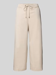 Wide Leg Culotte aus Popeline von s.Oliver BLACK LABEL Beige - 21