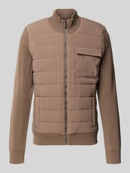 Strickjacke mit gesteppter Fronttasche von JOOP! COLLECTION Beige - 33