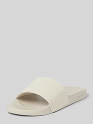 Slides mit Label-Print von CK Calvin Klein Beige - 23