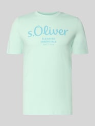 T-shirt o kroju regular fit z czystej bawełny od s.Oliver RED LABEL - 30