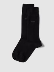 Socken mit Label-Print im 2er-Pack von BOSS Schwarz - 2