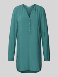 Lange blouse met tuniekkraag van Christian Berg Woman Groen - 44