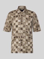 Regular Fit Freizeithemd aus reiner Baumwolle von Marc O'Polo Beige - 32