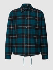 Hemdjacke mit Allover-Muster von MCNEAL Türkis - 3