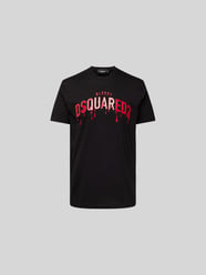 T-Shirt mit Label-Print von Dsquared2 Schwarz - 7