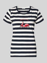 T-Shirt mit Motiv-Print und Rundhalsausschnitt von MORE & MORE - 34
