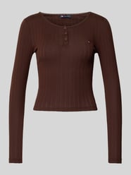 Henley-shirt met lange mouwen met ribstructuur van Tommy Jeans - 19