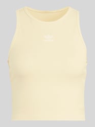 Top o kroju slim fit z czystej bawełny z wyhaftowanym logo od adidas Originals - 6
