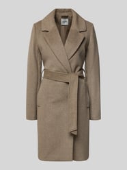 Lange jas met reverskraag, model 'Tanni' van mbyM - 5