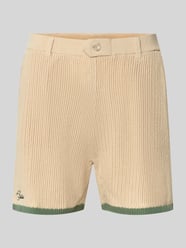 Strickshorts mit Label-Stitching von PROHIBITED - 9