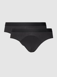 Slip mit Streifenmuster im 2er-Pack von Sloggi Schwarz - 27