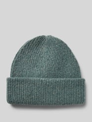 Czapka beanie z brzegiem z efektem melanżu model ‘PYRON’ od Pieces Zielony - 28