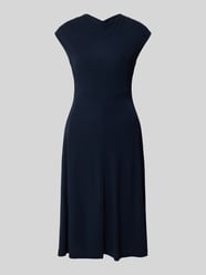 Slim fit midi jurk van viscose-jersey, model 'ELAMI' van BOSS - 46