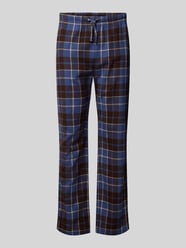 Regular Fit Pyjama-Hose mit Tunnelzug von Christian Berg Men Blau - 47