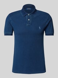 Poloshirt mit Label-Stitching von Polo Ralph Lauren Blau - 32