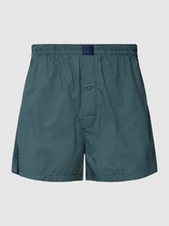 Boxershorts mit Karomuster und elastischem Bund von Götzburg Wäsche Grün - 6
