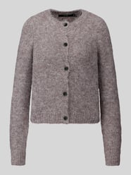 kardigan rozpinany o kroju regular fit z dodatkiem wełny model 'NOVAH' od VERO MODA - 32