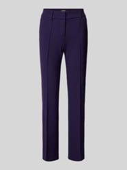 Slim fit stoffen broek met vaste persplooien, model 'FARAH' van Cambio - 33