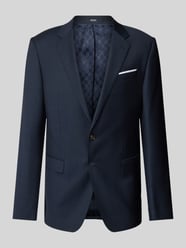 Slim Fit 2-Knopf-Sakko aus Schurwolle Modell 'Herby' von JOOP! Collection Blau - 47