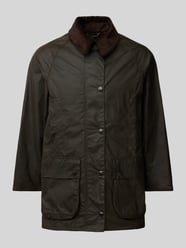 Oversized Wachsjacke Modell 'BEAUFORT WAX' von Barbour Grün - 44