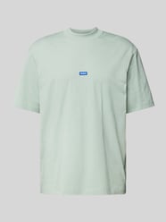 T-Shirt mit Label-Stitching Modell 'Nieros' von Hugo Blue Grün - 25