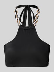 Góra od bikini z detalem w efekcie plecionki model 'BRALETTE_BOSS BRAID' od BOSS - 47