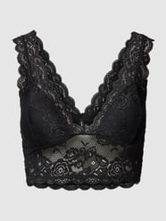 Bralette van kant, model 'CHLOE' van Only Zwart - 7