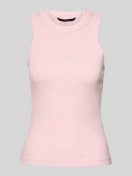 Slim Fit Tank Top aus Baumwoll-Mix Modell 'SMILE CAISA' von Vero Moda Pink - 8