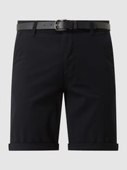 Chino-Shorts mit Gürtel von REVIEW Schwarz - 26