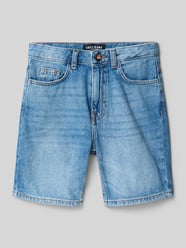 Szorty o kroju straight fit z naszywką z logo od Cars Jeans - 28