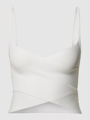 Crop Top in Wickel-Optik von REVIEW Weiß - 16