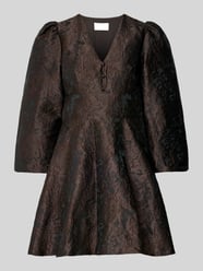 Mini-jurk met gebloemde all-over stitching, model 'Milliy' van Neo Noir - 18