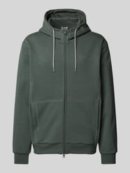 Sweatjacke mit Zweiwege-Reißverschluss Modell 'TRAIN VISIBILTY' von EA7 Emporio Armani - 45