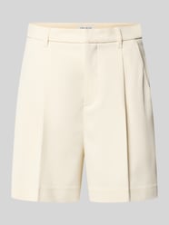Szorty w kroju straight fit z domieszką wiskozy model 'Tailor' od Cph Muse - 48