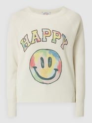 Pullover mit Smiley®-Stickerei  von Frogbox Weiß - 11