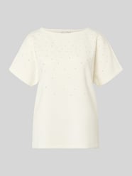 T-shirt met ronde hals en Parels van Christian Berg Woman - 12