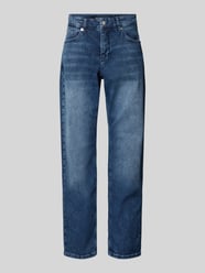 Straight Fit Jeans im 5-Pocket-Design von MAC Blau - 11